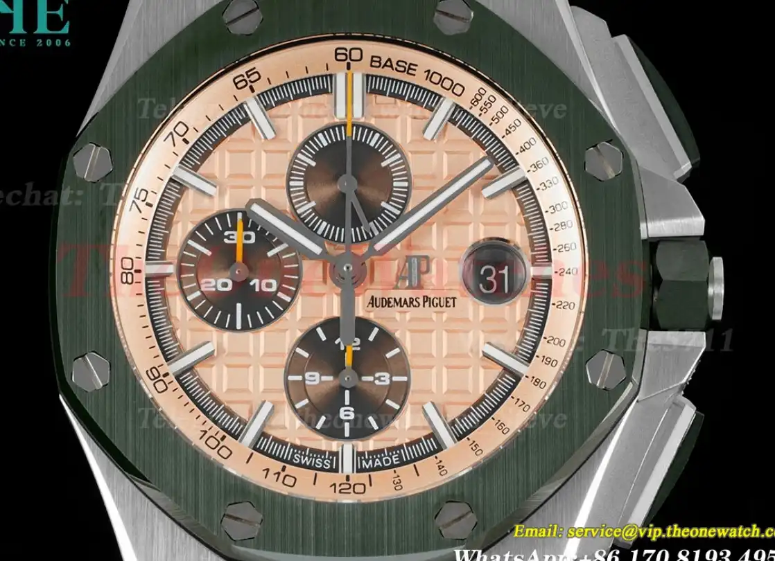 Royal Oak Offshore 44mm SS RU Cream Brown APF A3126