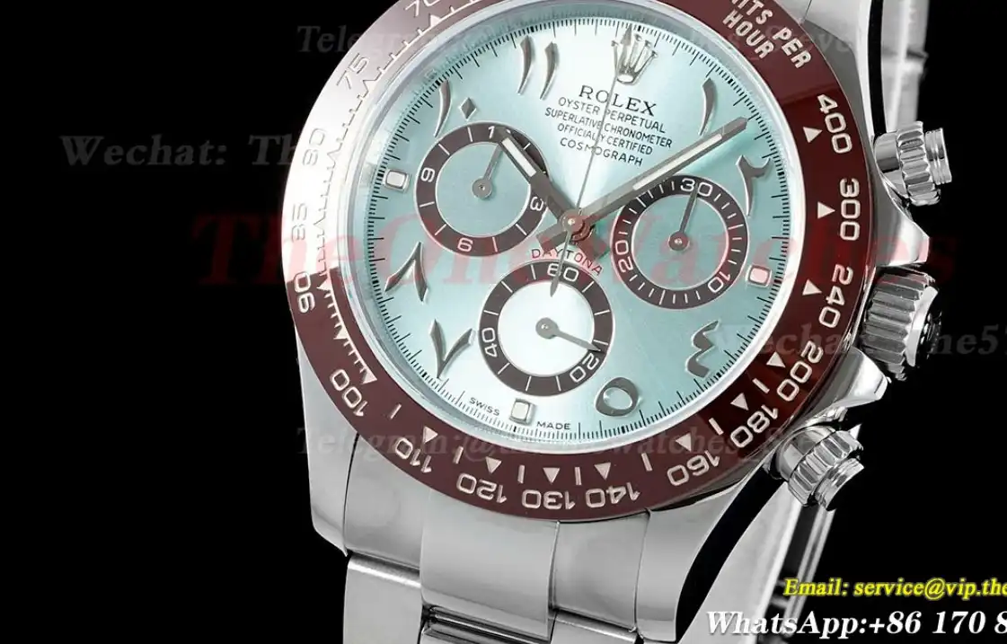 Daytona 116506 40mm SS SS Ice Blue Arab QF V3 SH4130