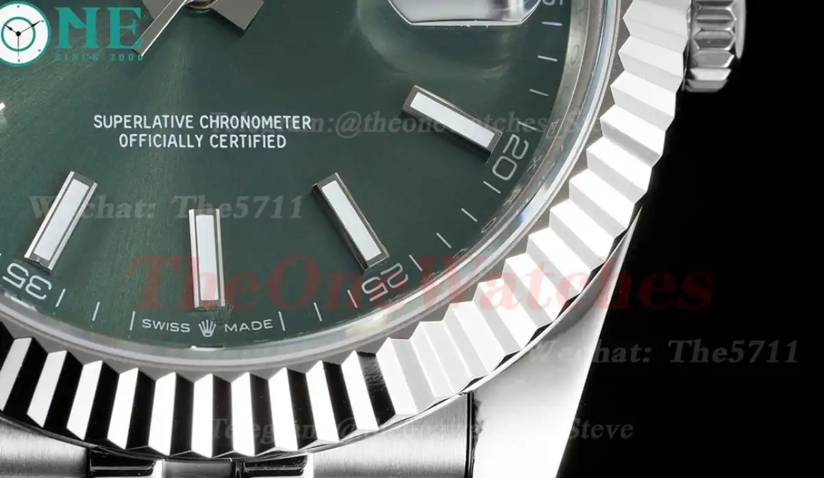 Datejust 126334 41mm Jub Green Dial SS SS GMF VR3235