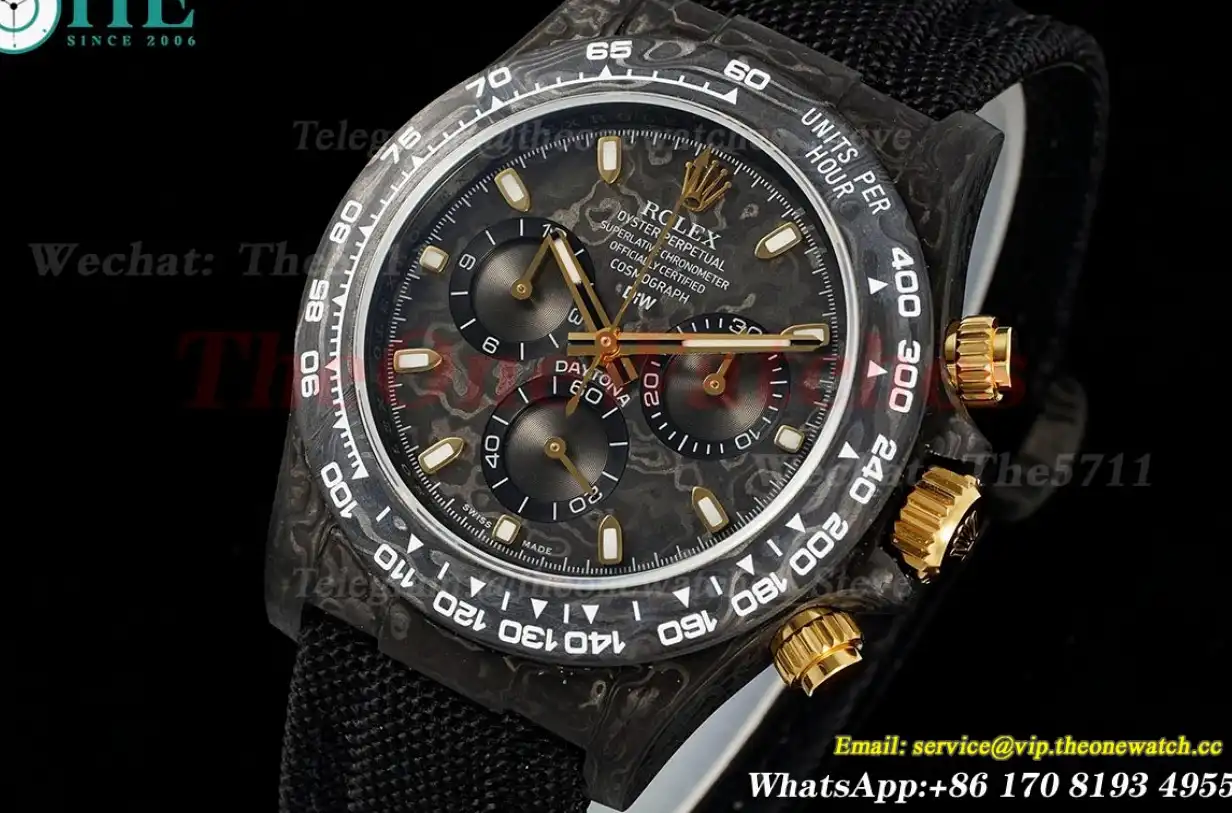 Daytona Diw 40mm Carbon NY RG Black Black N6F DD4130