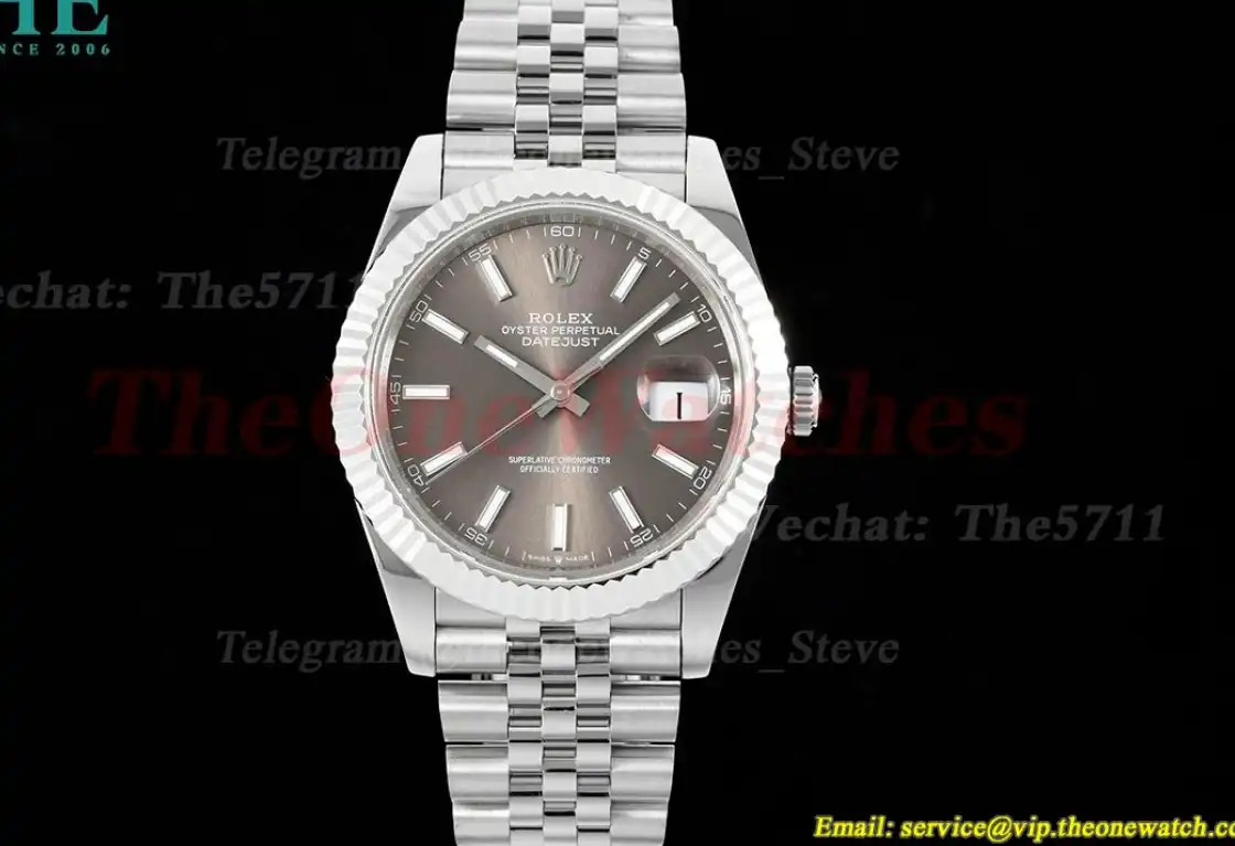 Datejust 126334 41mm Jub Grey Dial SS SS GMF VR3235