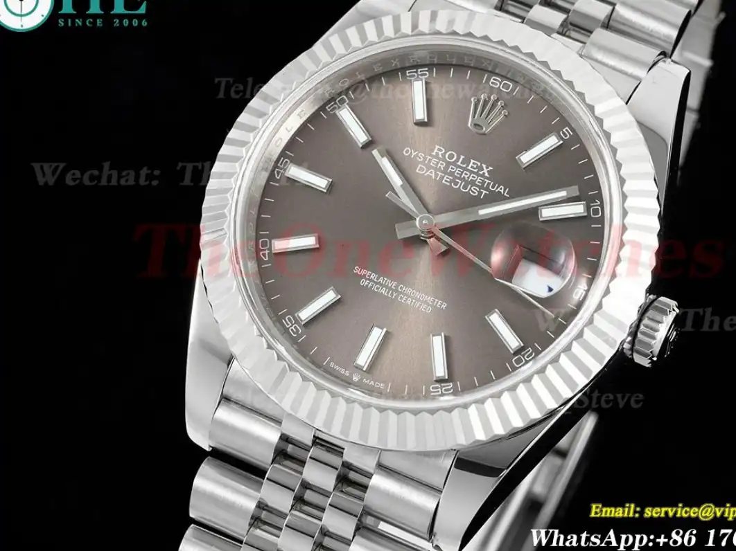 Datejust 126334 41mm Jub Grey Dial SS SS GMF VR3235