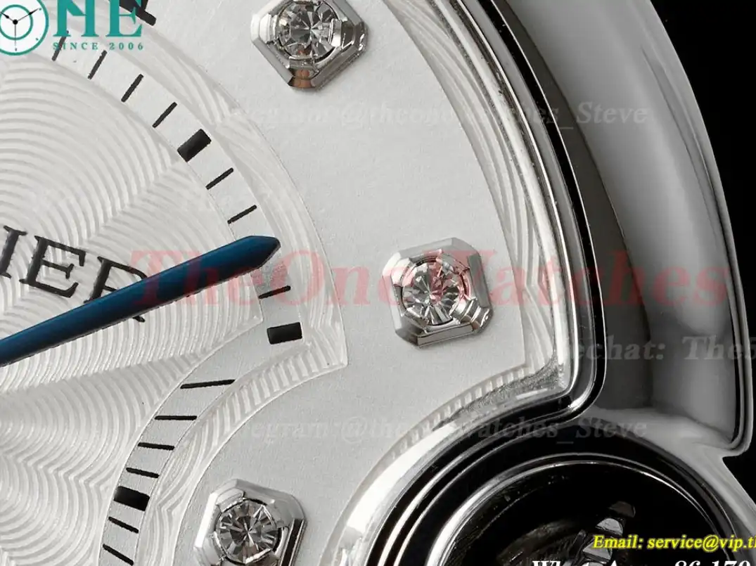 Ballon Bleu De Cartier 33mm SS SS White Dia AF NH05