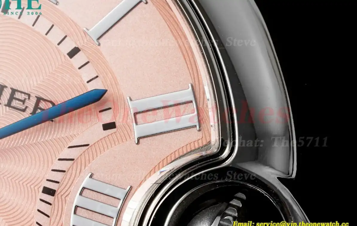 Ballon Bleu De Cartier 33mm SS SS Pink Dial AF Quartz