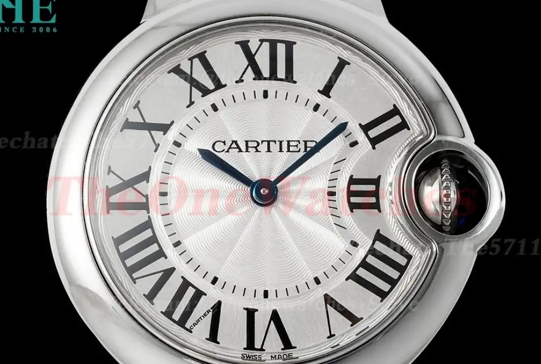 Ballon Bleu De Cartier 33mm SS SS White Dial AF Quartz