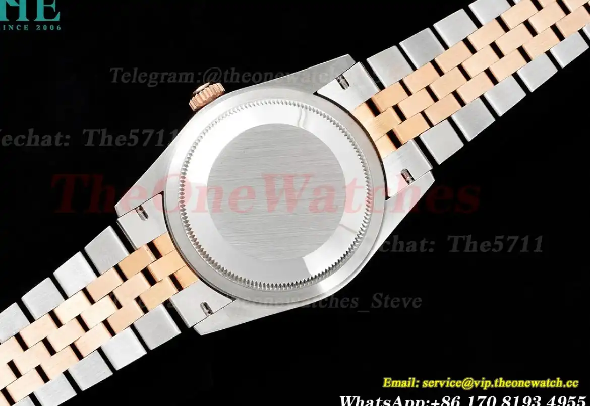 Datejust 126231 36mm Jubilee 904L White Textured SS RG JDF V2 VR3235