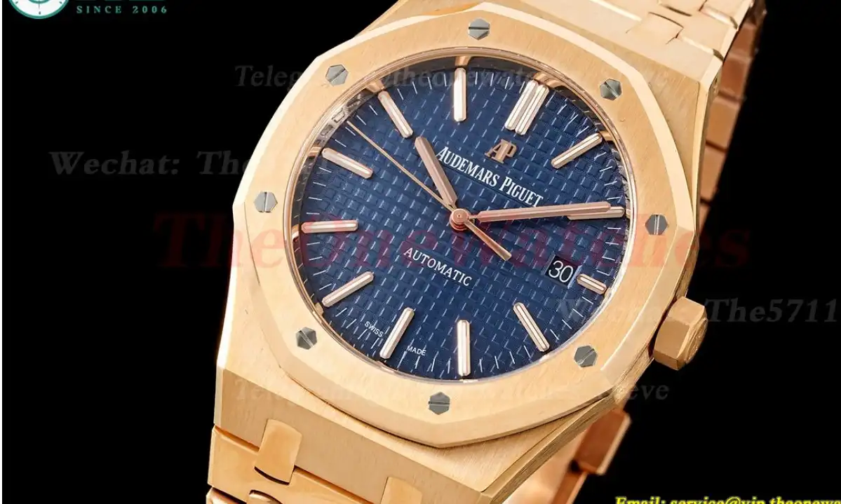 Royal Oak 15400 RG RG Blue Stk ZF V2 A3120 Super Clone