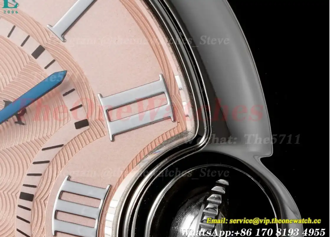 Ballon Bleu De Cartier 33mm SS LE Pink Dial AF Quartz