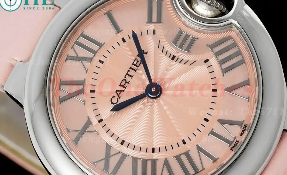 Ballon Bleu De Cartier 33mm SS LE Pink Dial AF Quartz