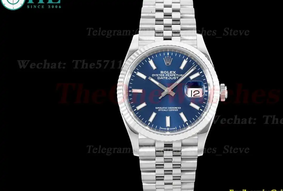 Datejust 126234 36mm Jub SS SS Blue Stk VSF VS3235