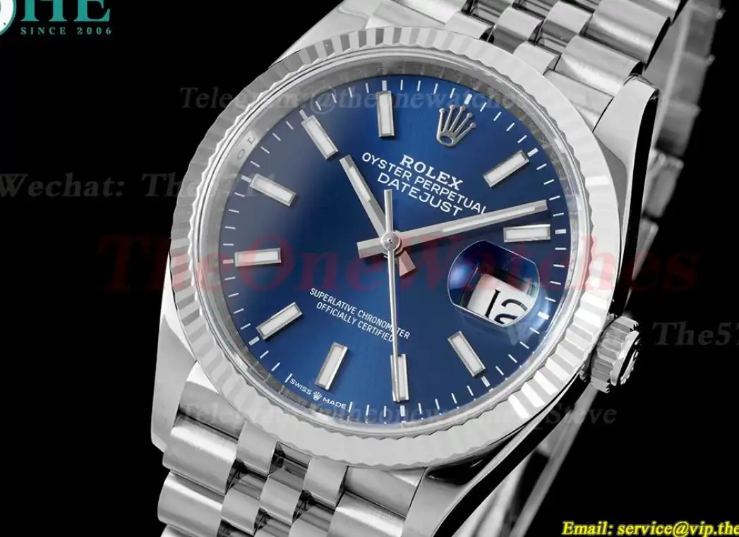 Datejust 126234 36mm Jub SS SS Blue Stk VSF VS3235