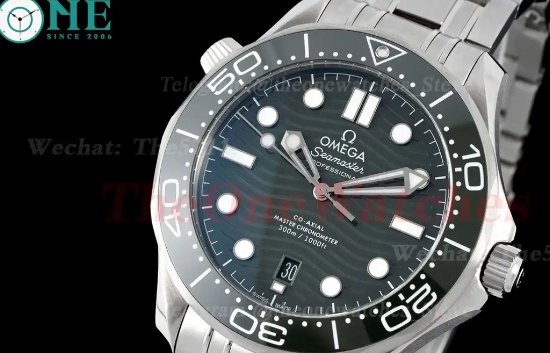 Seamaster 300m SS SS Green Dot ZF A8800