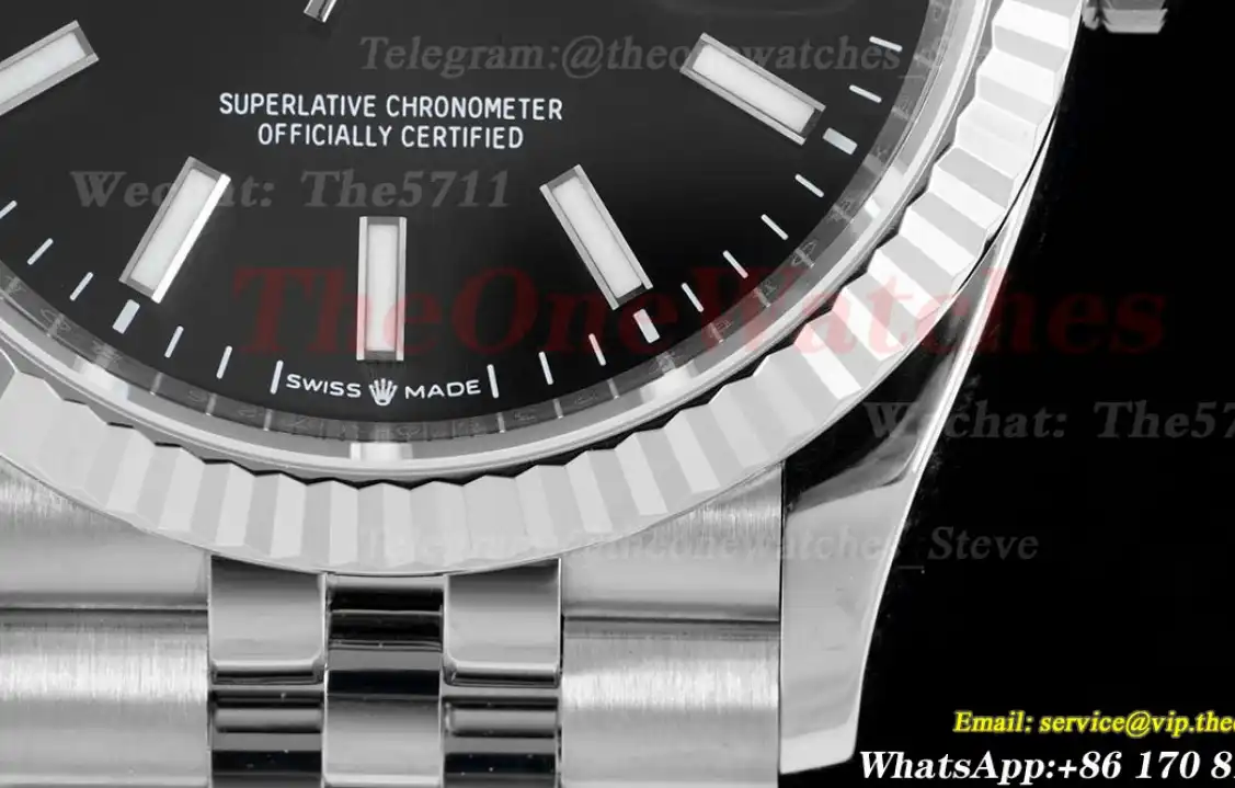 Datejust 126234 36mm Jub SS SS Black Stk VSF VS3235