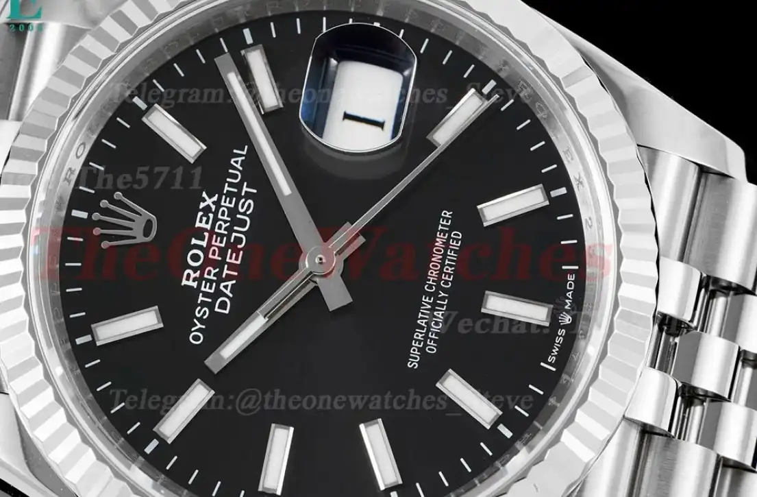 Datejust 126234 36mm Jub SS SS Black Stk VSF VS3235