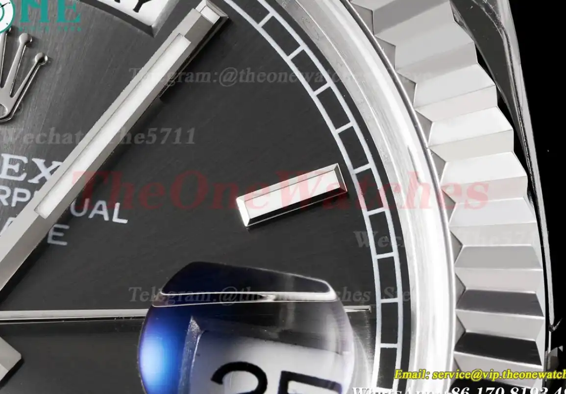 DayDate 228239 40mm Pres SS SS Grey Dial GSF A3255 (Tungsten Heavy Version)