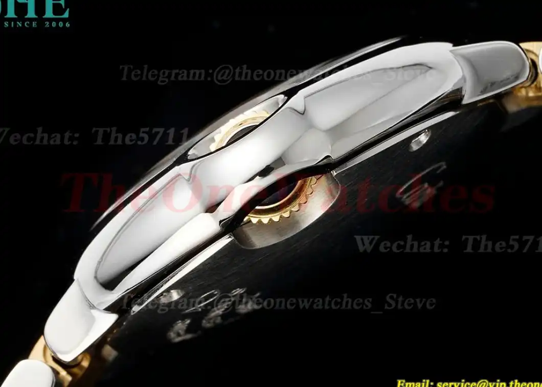 Ballon Bleu De Cartier 28mm YG SS White Dial AF Quartz