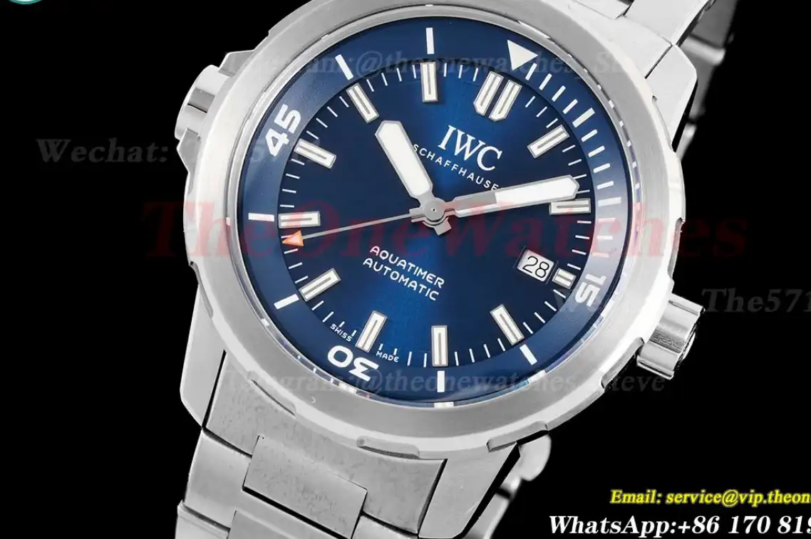 Aquatimer Chronograph 44mm SS SS Blue Dial V6SF A2892