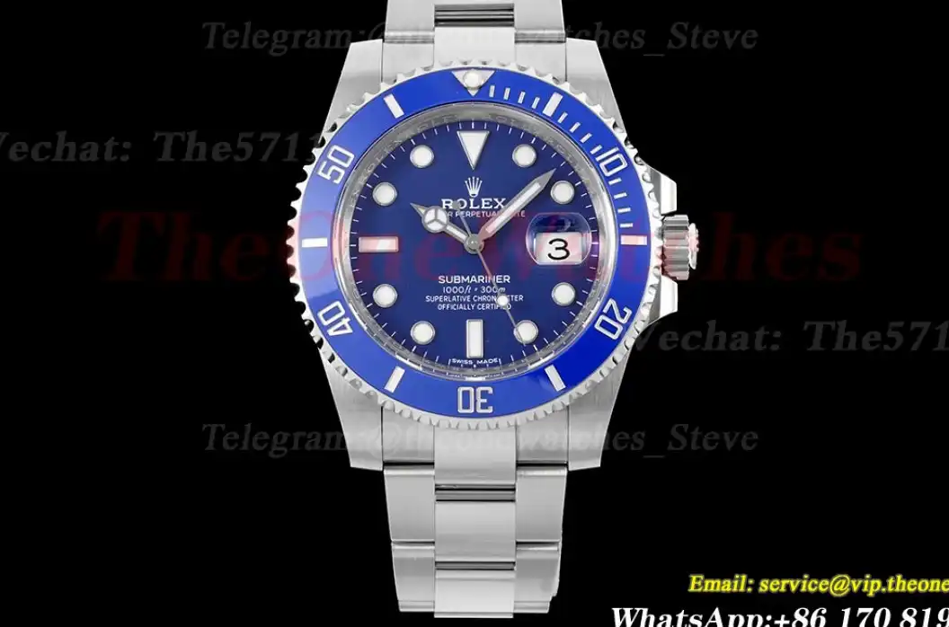 Submariner 116619LB 40MM 904L Blue Dot SS SS Clean VS3135