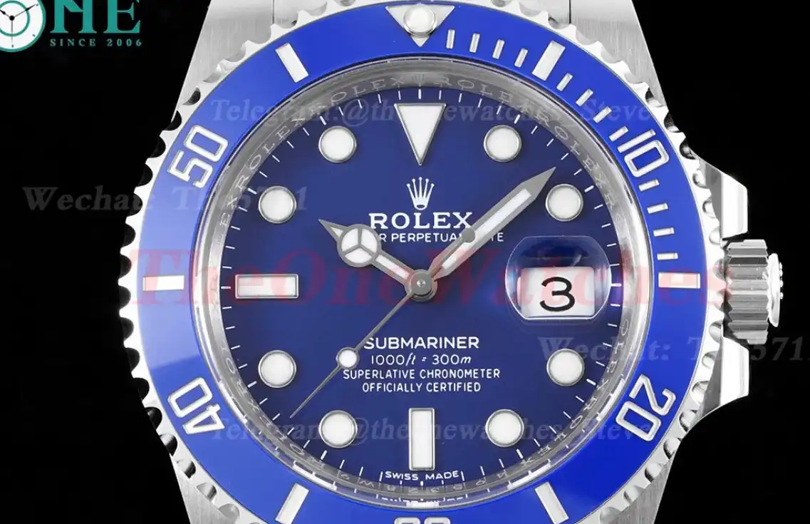 Submariner 116619LB 40MM 904L Blue Dot SS SS Clean VS3135