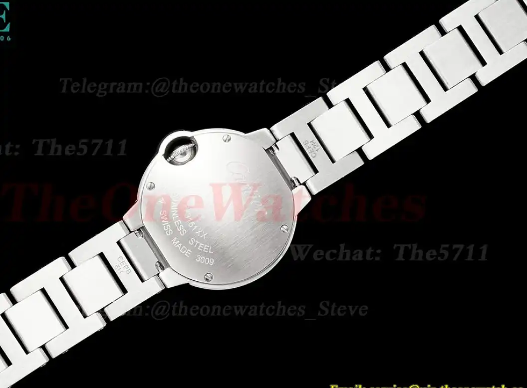 Ballon Bleu De Cartier 28mm Dia SS SS White Dial AF Quartz