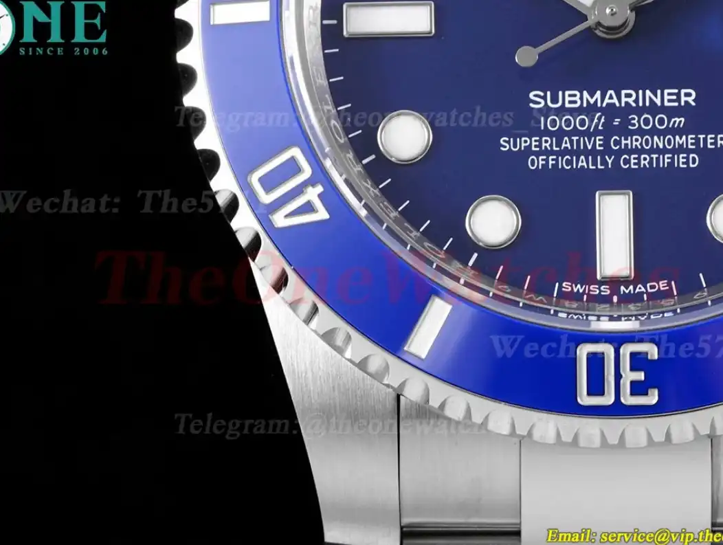 Submariner 116619LB 40MM 904L Blue Dot SS SS Clean VS3135