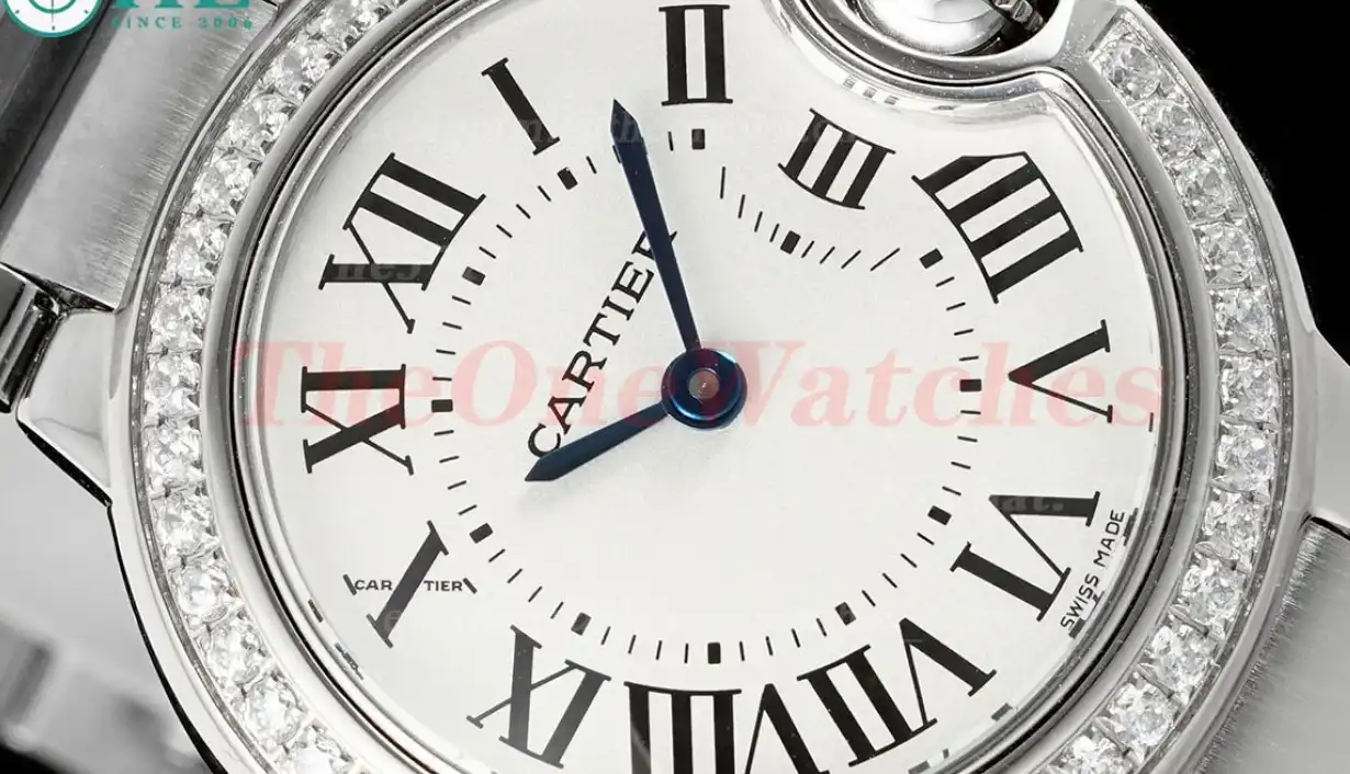 Ballon Bleu De Cartier 28mm Dia SS SS White Dial AF Quartz