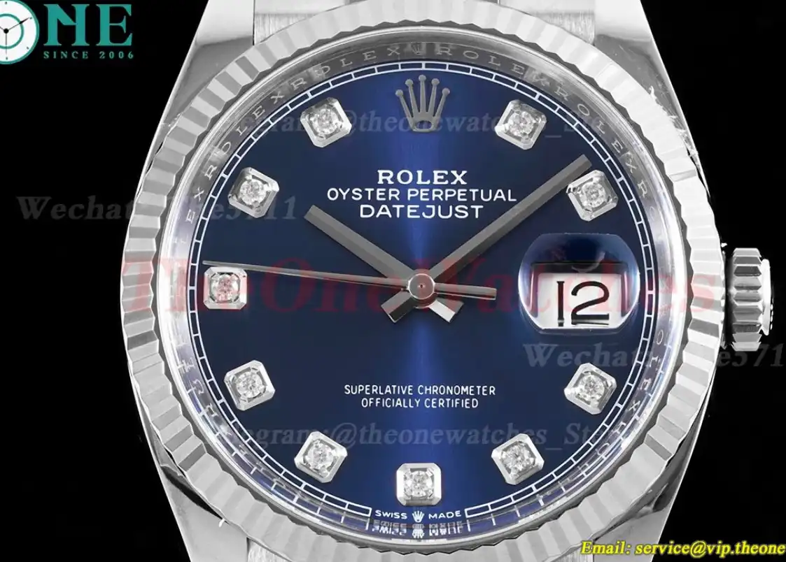 Datejust 126234 36mm Jub SS SS Blue Mois Clean SH3235