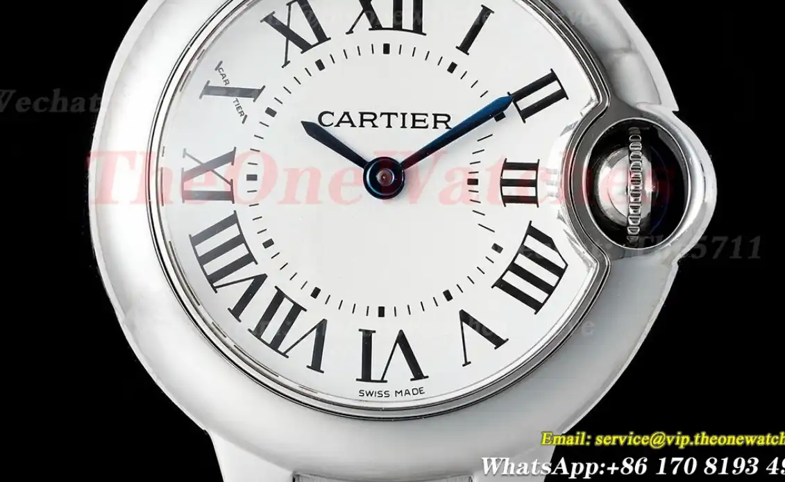 Ballon Bleu De Cartier 28mm SS SS White Dial AF Quartz