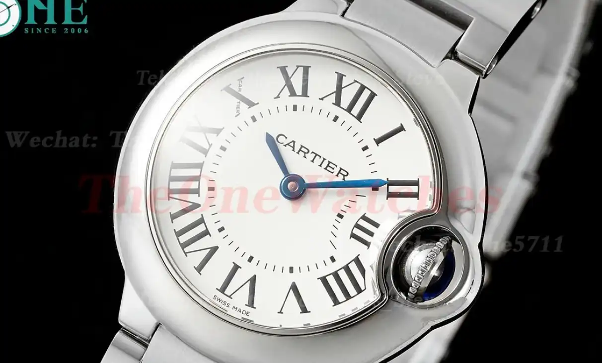 Ballon Bleu De Cartier 28mm SS SS White Dial AF Quartz