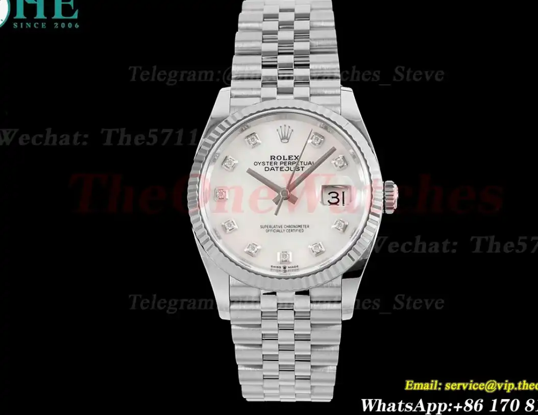 Datejust 126234 36mm Jub SS SS Mop Mois Clean SH3235