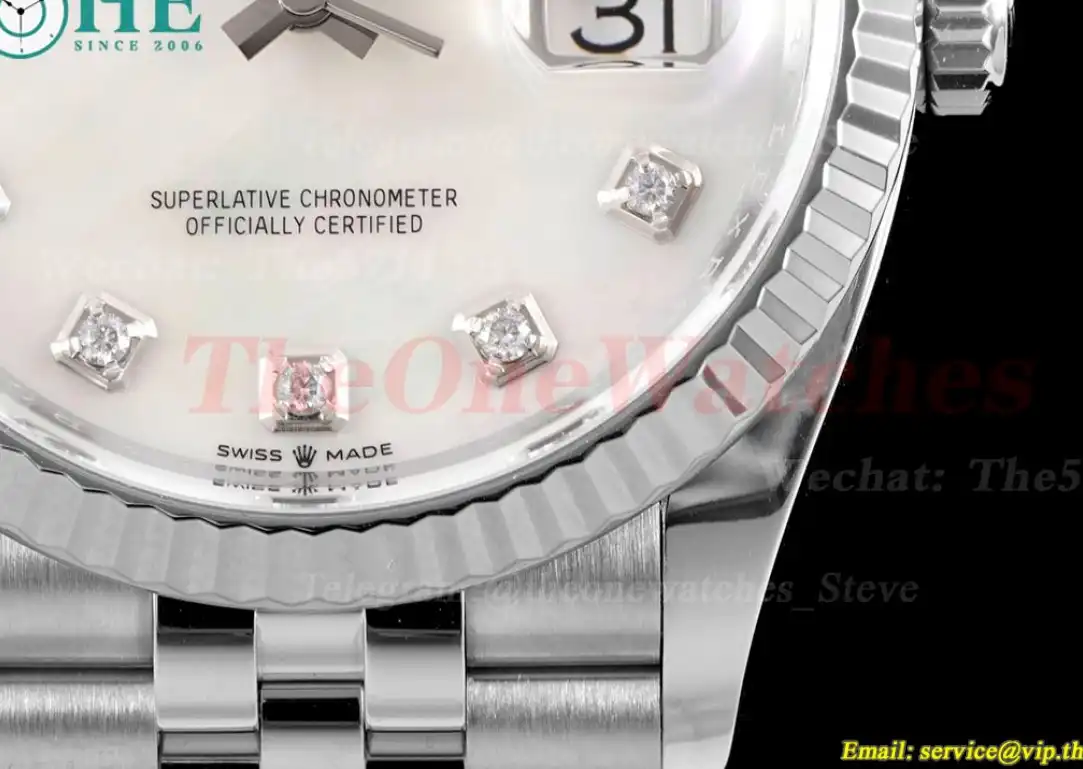 Datejust 126234 36mm Jub SS SS Mop Mois Clean SH3235