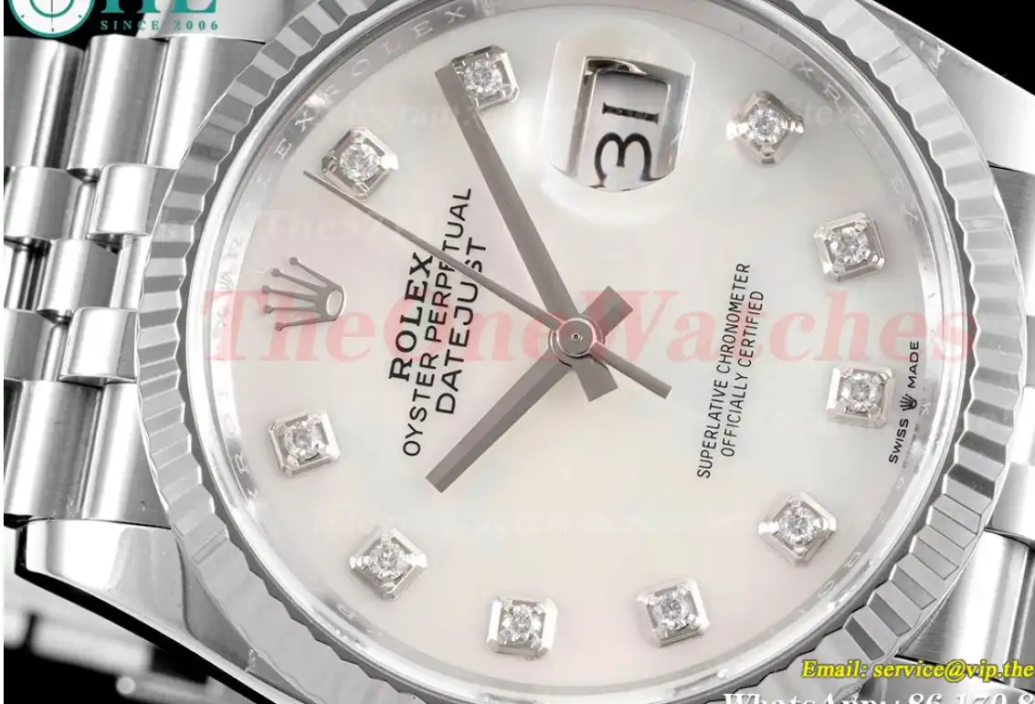 Datejust 126234 36mm Jub SS SS Mop Mois Clean SH3235