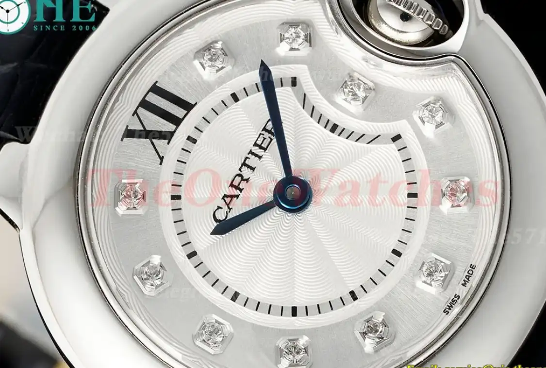 Ballon Bleu De Cartier 28mm SS LE White Dia AF Quartz