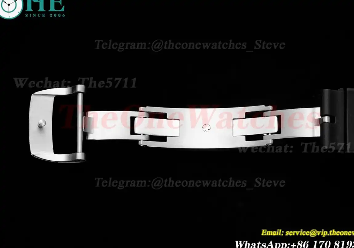 RM055 NTPT RU Wht Red Rehaut on Black Rubber Strap ZF RMUL2 Super Clone