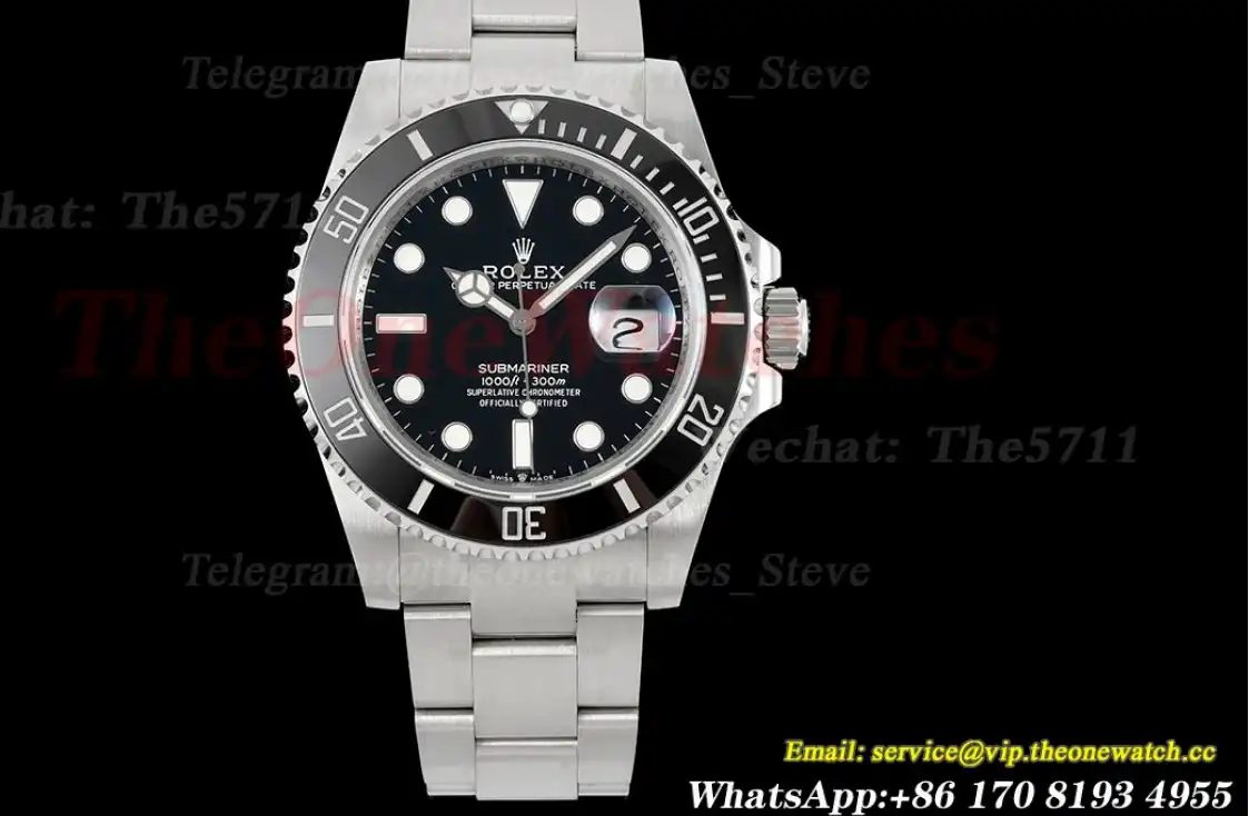 Submariner 126610LN 41MM 904L SS SS Black Bezel JOKERF VR3235