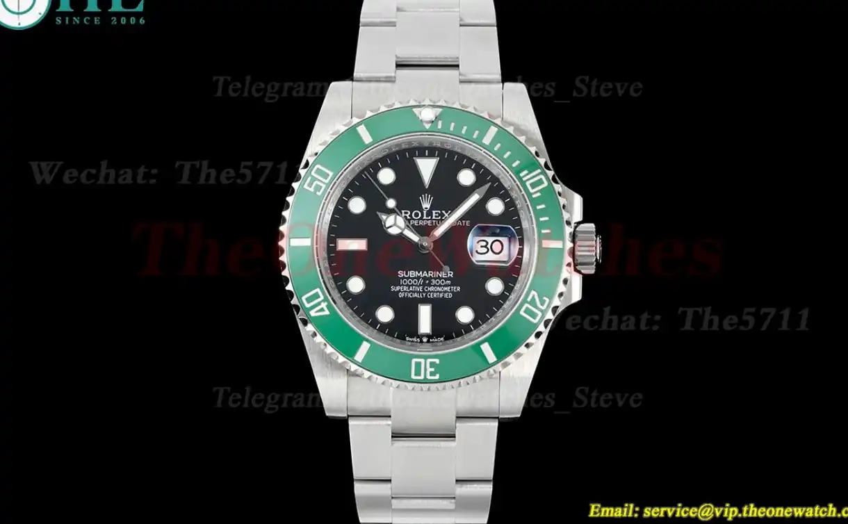 Submariner 126610LV 41MM 904L SS SS Green Bezel MIF VR3235