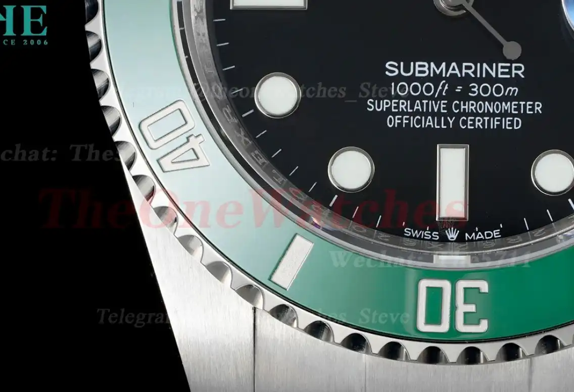 Submariner 126610LV 41MM 904L SS SS Green Bezel MIF VR3235