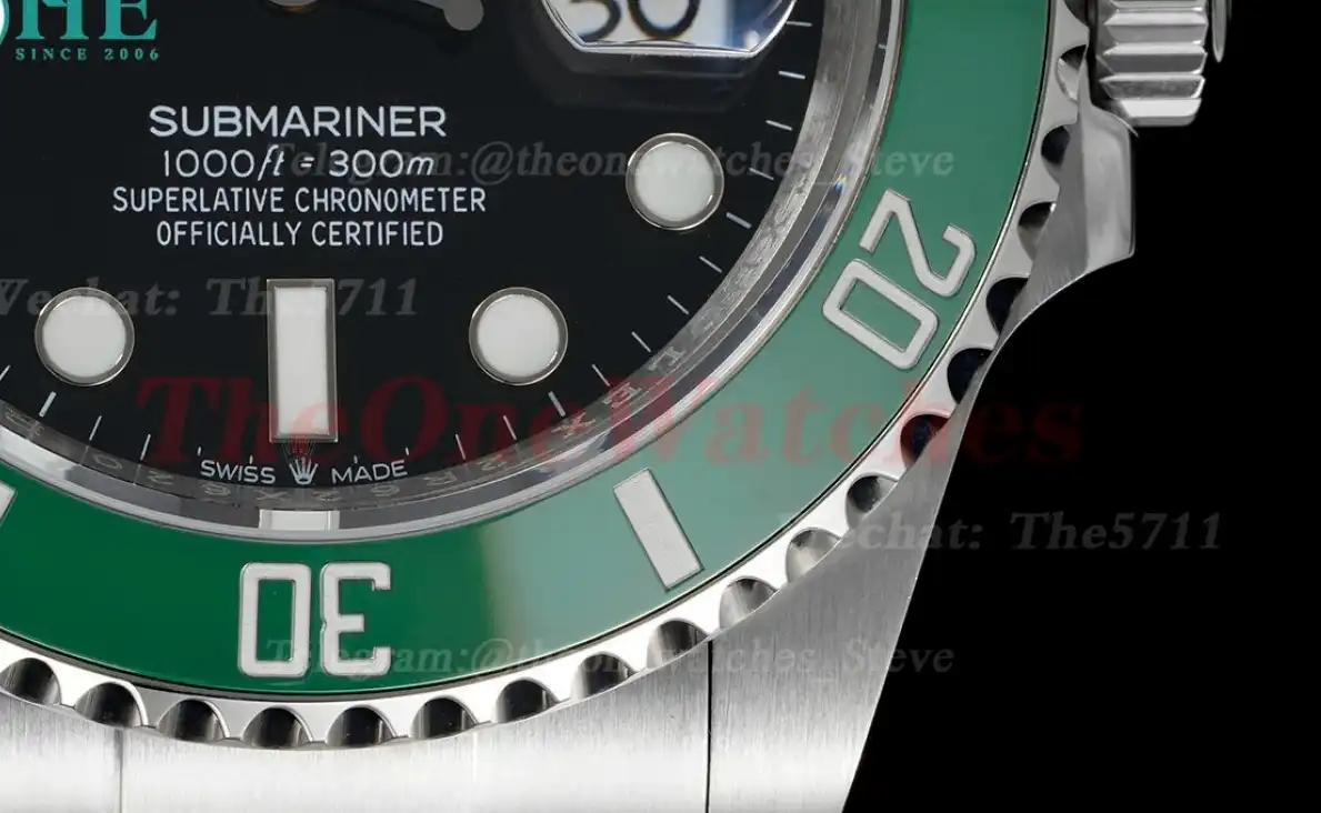 Submariner 126610LV 41MM 904L SS SS Green Bezel MIF VR3235