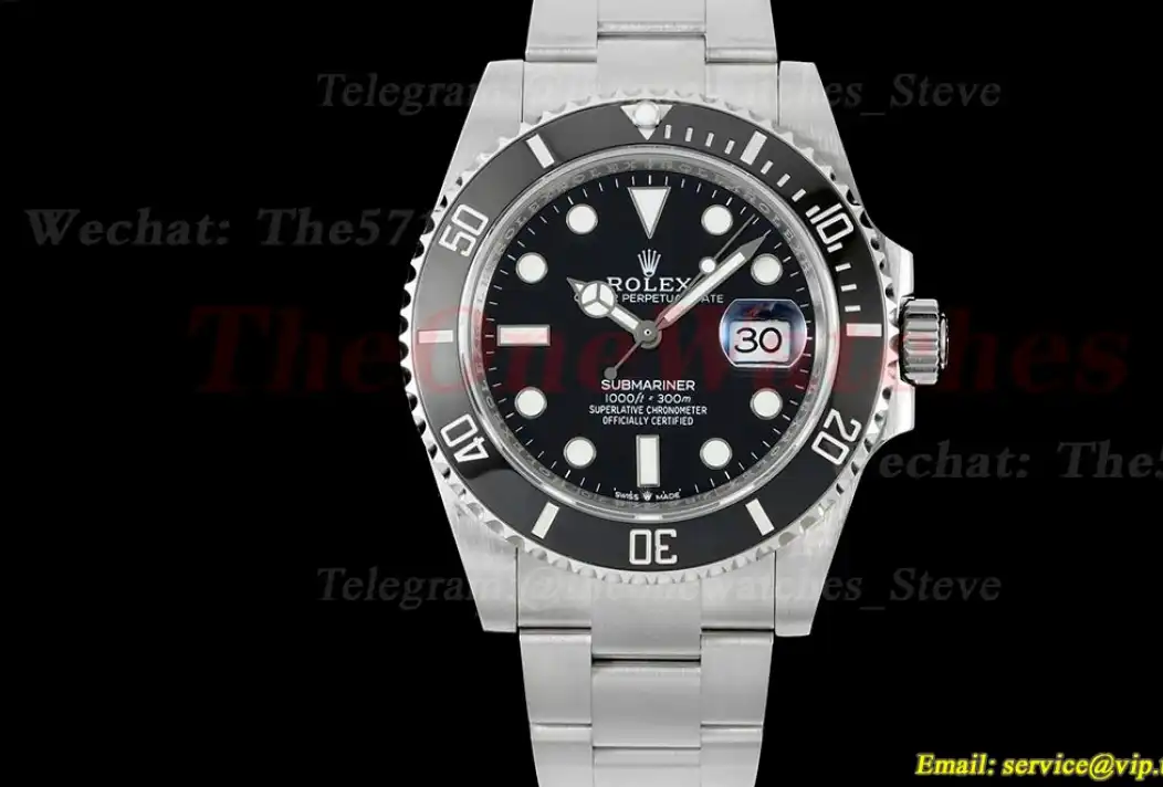 Submariner 126610LN 41MM 904L SS SS Black Bezel MIF VR3235