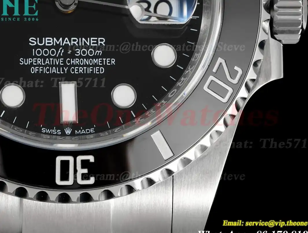 Submariner 126610LN 41MM 904L SS SS Black Bezel MIF VR3235