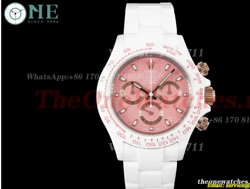 Rolex - Daytona AET 40mm Cer Cer Pink Dial AETF SA4130