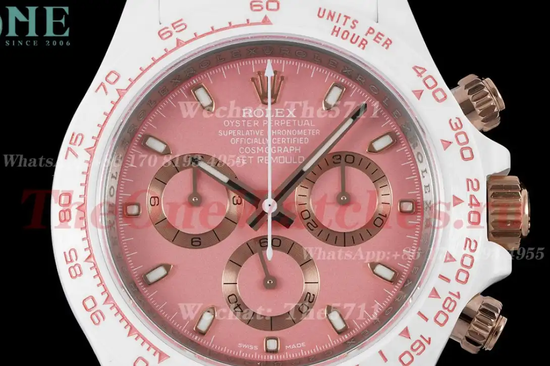 Rolex - Daytona AET 40mm Cer Cer Pink Dial AETF SA4130