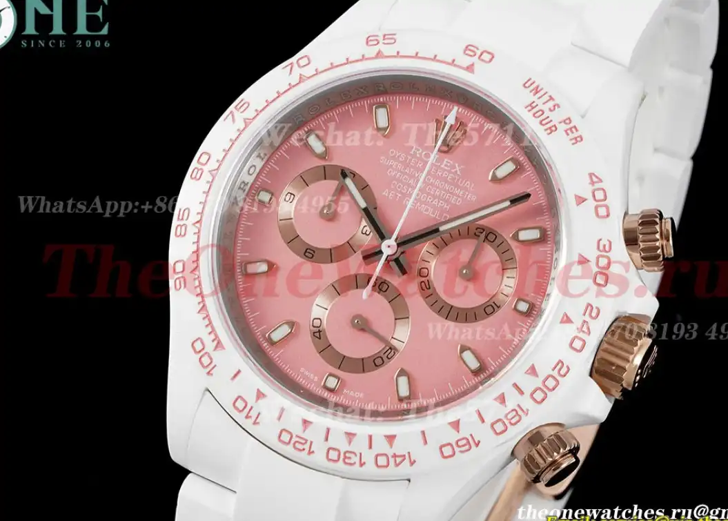 Rolex - Daytona AET 40mm Cer Cer Pink Dial AETF SA4130