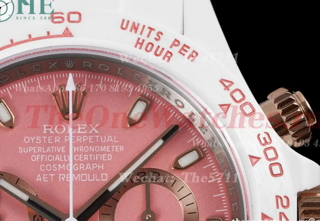 Rolex - Daytona AET 40mm Cer Cer Pink Dial AETF SA4130