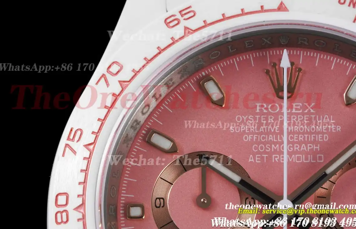 Rolex - Daytona AET 40mm Cer Cer Pink Dial AETF SA4130