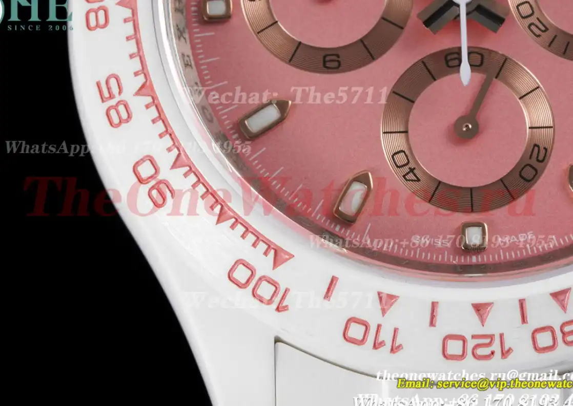 Rolex - Daytona AET 40mm Cer Cer Pink Dial AETF SA4130