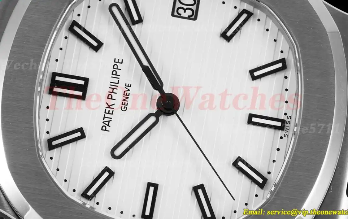 Nautilus 5711 40mm SS RU White Textured Dial PPF V5 A324