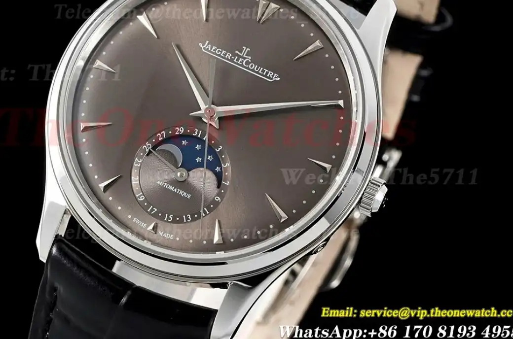 Master Ultra Thin Moonphase SS LE Grey Stk AZF A925