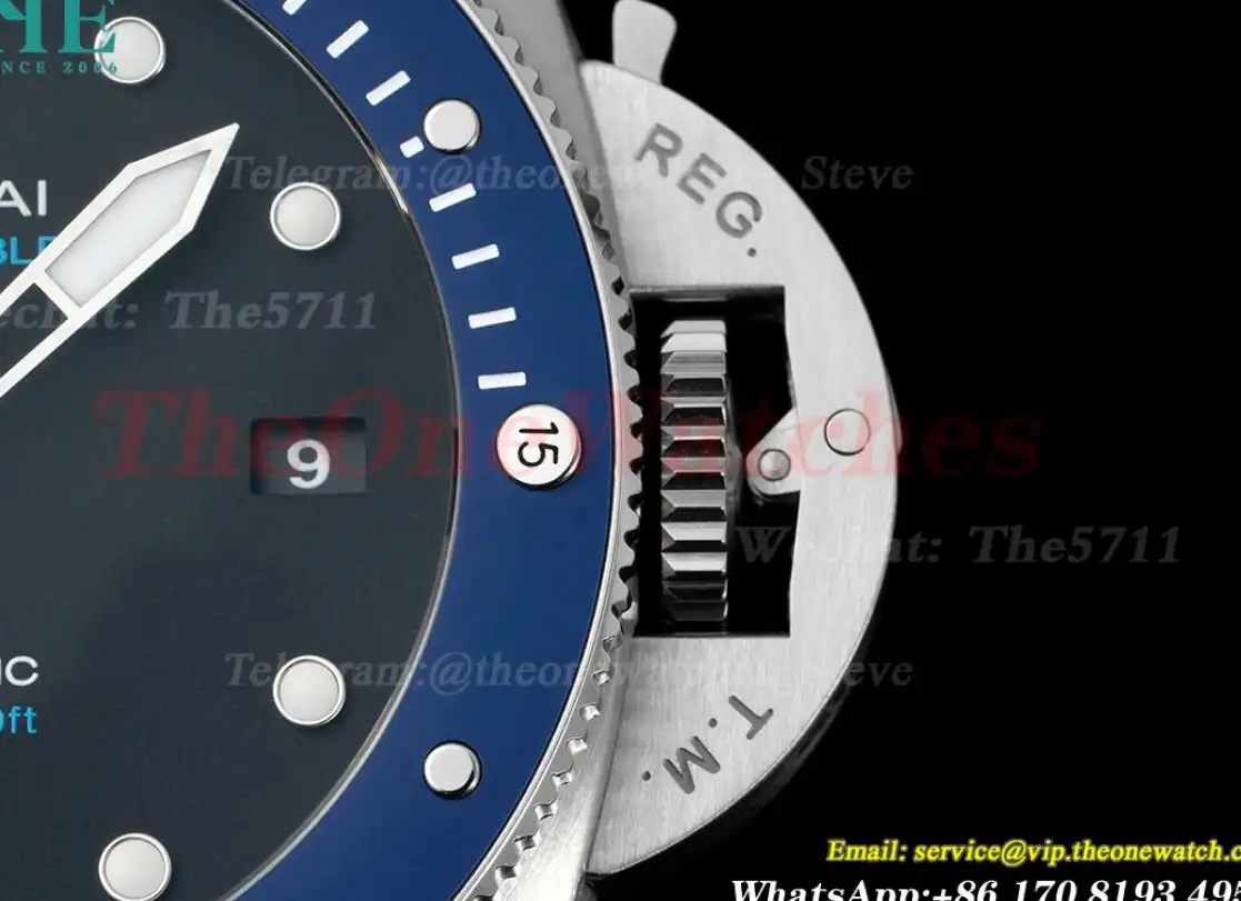 Submersible PAM1209 Azzurro SS RU 42MM Blue VSF OP.XXXIV