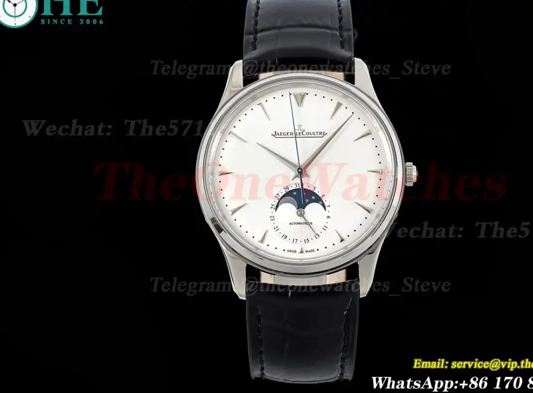 Master Ultra Thin Moonphase SS LE White Stk AZF A925